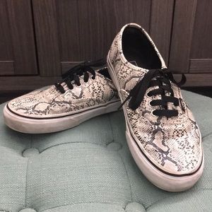 Vans Python Print Shoes